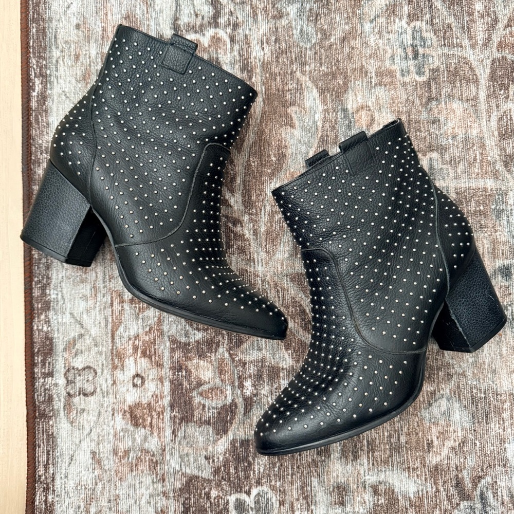 Rebecca Minkoff Studded Black Ankle Boots